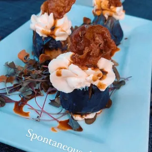 Some fig fried prosciutto mascarpone special they had that day