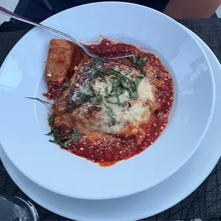 nonna's eggplant parmesan