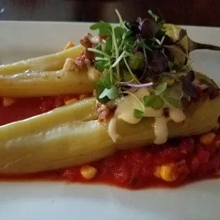 stuffed banana pepper pasta
