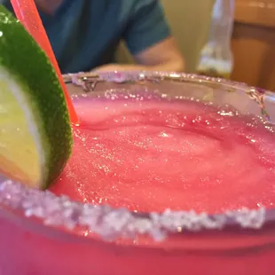 Large frozen sangria margarita!
