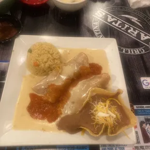 Seafood Enchiladas