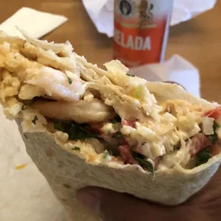 Shrimp Burrito