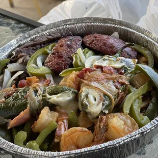 a bowl of food
