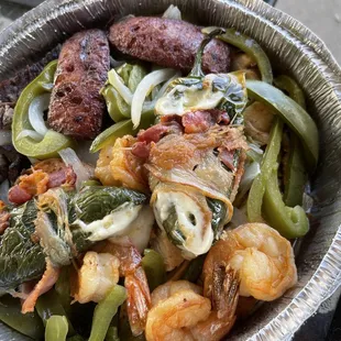 a bowl of food