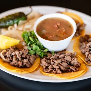 a plate of food