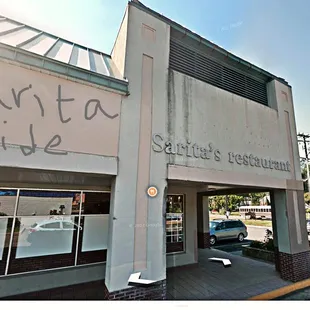 Side view of Sarita's restaurant