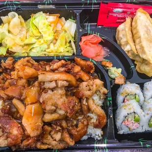 The chicken bento box