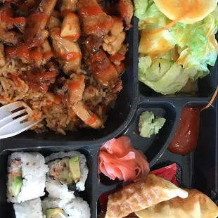 Teriyaki chicken bento