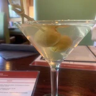 Dirty martini - happy hour