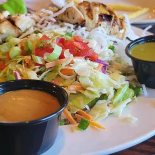 Thai chicken lettuce wraps