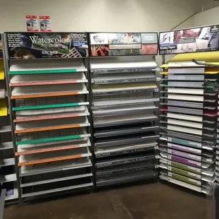 assorted print &amp; watercolor papers