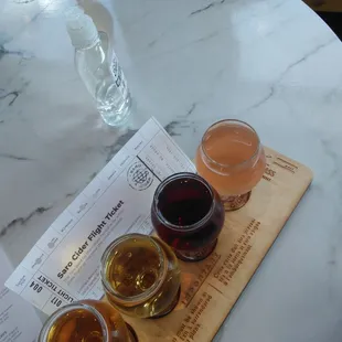 The Zamora is the jalapeño cider for those who like to spice up their life 3 comes with a garnish to top it off as does the Valencia.