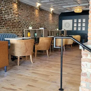 the interior of a restaurant