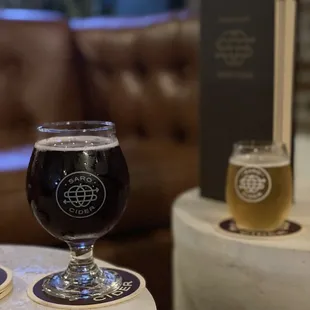 Sangria cider, barrel aged botanical