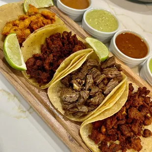 Taco Meat Close-up
-Chicken
-Chorizo
-Asada
-Al Pastor