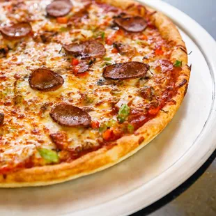 pizza, food