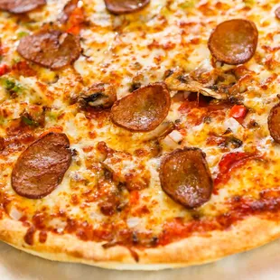 pizza, food
