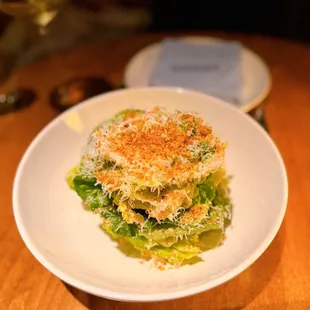 a plate of food on a table