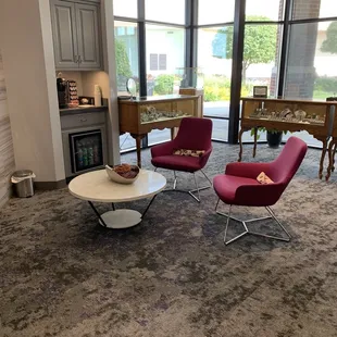 Seating area &amp; coffee nook