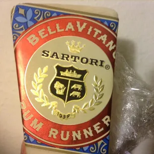 the label of the product