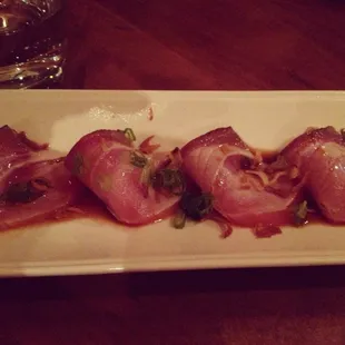 Hamachi truffle, yum!