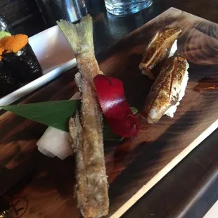 Sweet fish with fried bone...outstanding!!