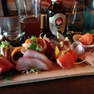 Sashimi 16 piece omakase.