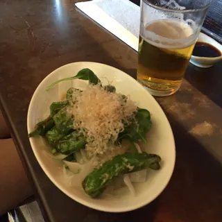 Daikon Shishito Salad