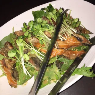 Salmon Skin Salad