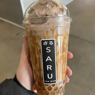 Caramel Mocha Snow Tea