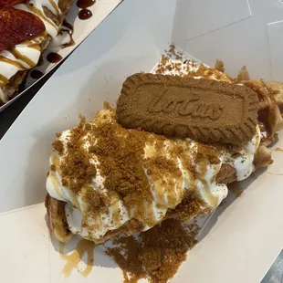 Caramel Biscoff Croffle