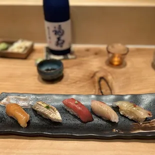 CHEF OMAKASE for 1 PERSON First nigiri course