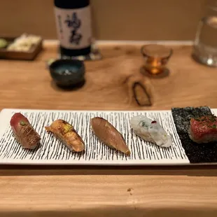 CHEF OMAKASE for 1 PERSON Second nigiri course with chutoro hand roll