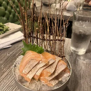 Seared salmon