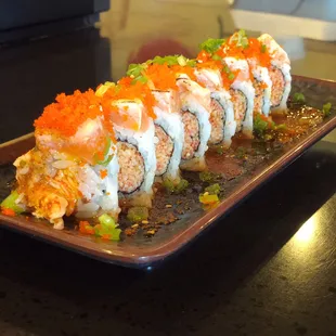 Orange Blossom Roll. New roll included in AYCE