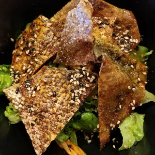 Salmon Skin Salad