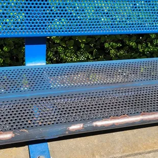 Benches that might needs some repair but they have plenty of benches which is nice