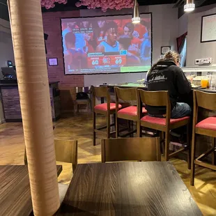 a man sitting at a bar