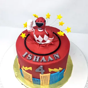 Red Ranger cake!