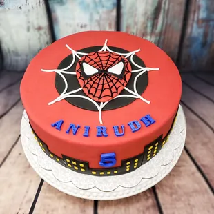 Spider-Man Eggless cake!
