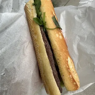 1/2 Banh Mi Bo Xa (lemongrass beef)