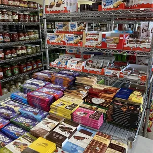 a variety of chocolates