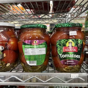 tomatoes in jars