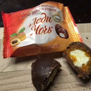 Apricot and marshmallow yummy