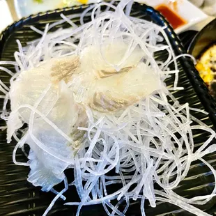 a plate of food on a table