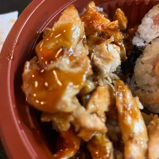 Drenched teriyaki