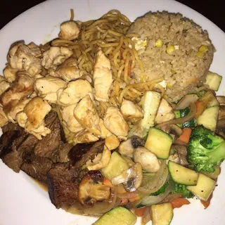 Hibachi Filet Mignon and Chicken