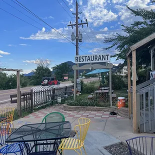 Front of restaurant