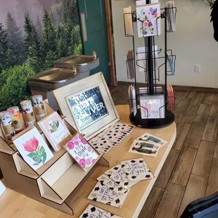 They sell beautiful cards too!