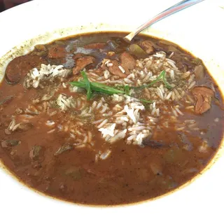 Chicken, & Andouille Gumbo Lunch